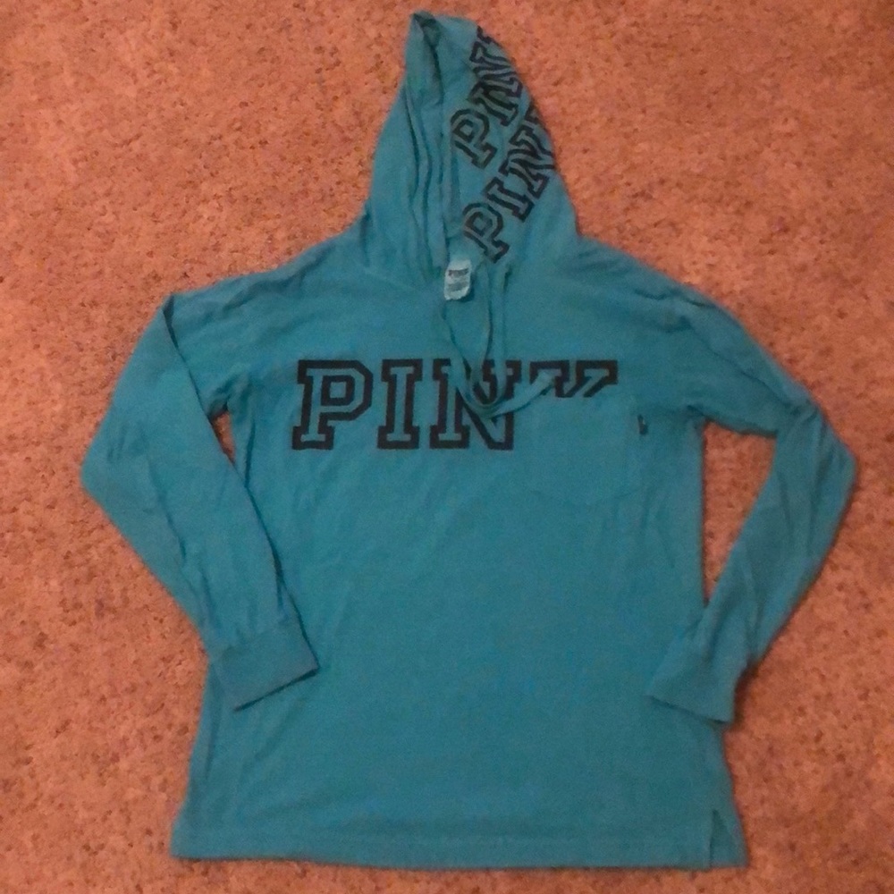 PINK Pullover Hooded Tee